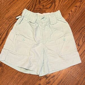 AFTCO Kids Mint Green Cargo Shorts